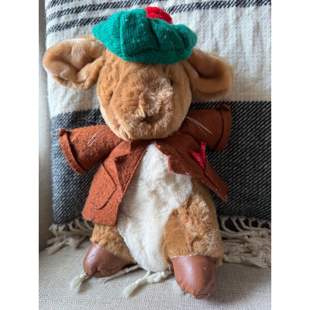 Eden Toys Benjamin Bunny Plush Kids Small Brown Excellent Beatrix Potter Vintage